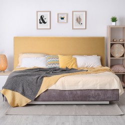 Cabecero de cama tapizado LISO