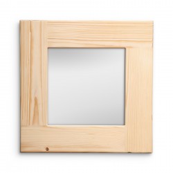 Espejo de madera cuadrado HANAE