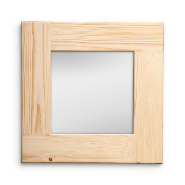 Espejo de madera cuadrado HANAE