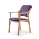 Silla de madera tapizado CALPE HAYA 