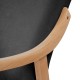 Silla de madera tapizado CALPE HAYA 
