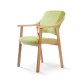 Silla de madera tapizado CALPE HAYA 