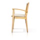 Silla de madera con asiento tapizado HAMBURGO