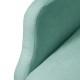 Sillón orejero tapizado en tela DAKO