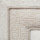 Cabecero tapizado en tela bouclé NANTES