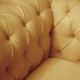 Sofá de 2 plazas tapizado en tela repelente a líquidos CHESTERFIELD