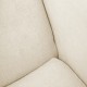 Sillón orejero grande XXL grande modelo Irene tapizado en tela anti manchas