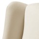 Sillón orejero grande XXL grande modelo Irene tapizado en tela anti manchas