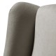 Sillón orejero grande XXL grande modelo Irene tapizado en tela anti manchas