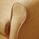 Sillón orejero grande XXL grande modelo Irene tapizado en tela anti manchas