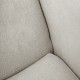 Sillón orejero grande XXL grande modelo Irene tapizado en tela anti manchas