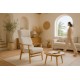Sillón tapizado PORTLAND HAYA