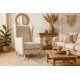 Sillón orejero tapizado NAREX