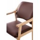 Silla de madera tapizada ALTEA HAYA