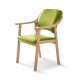 Silla de madera tapizada ALTEA HAYA